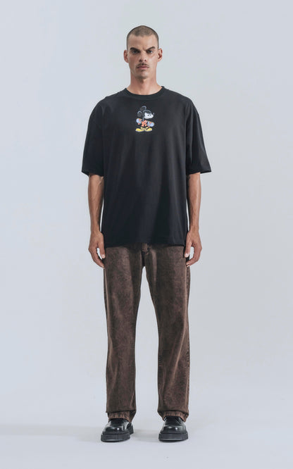 Remera Disney Skateflow [ Negro ]