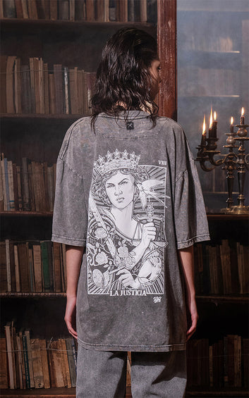 REMERA LA JUSTICIA [ NEVADO ]