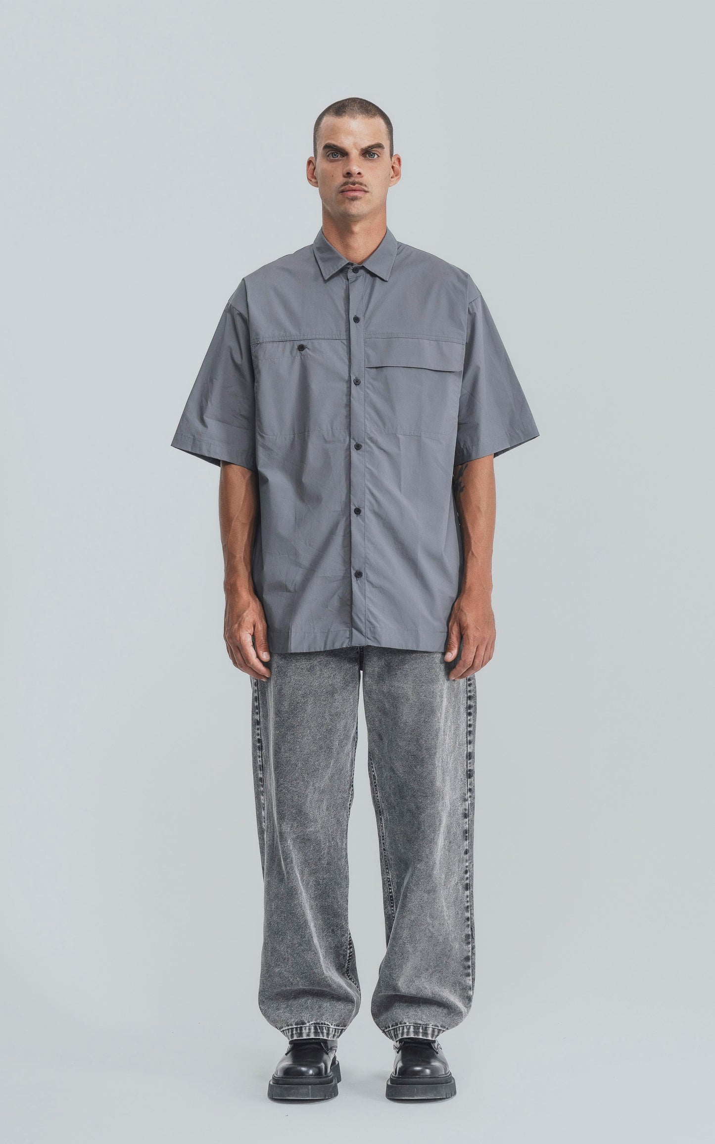 Camisa MC Owner Bis [ Gris ]