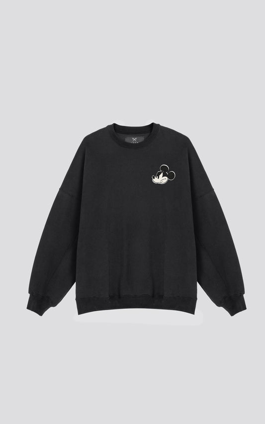 BUZO DISNEY ANGRY MICKEY [ NEGRO ]