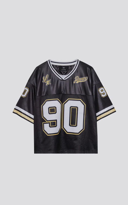 Camiseta Ravers Nfl [ Negro / Amarillo ]
