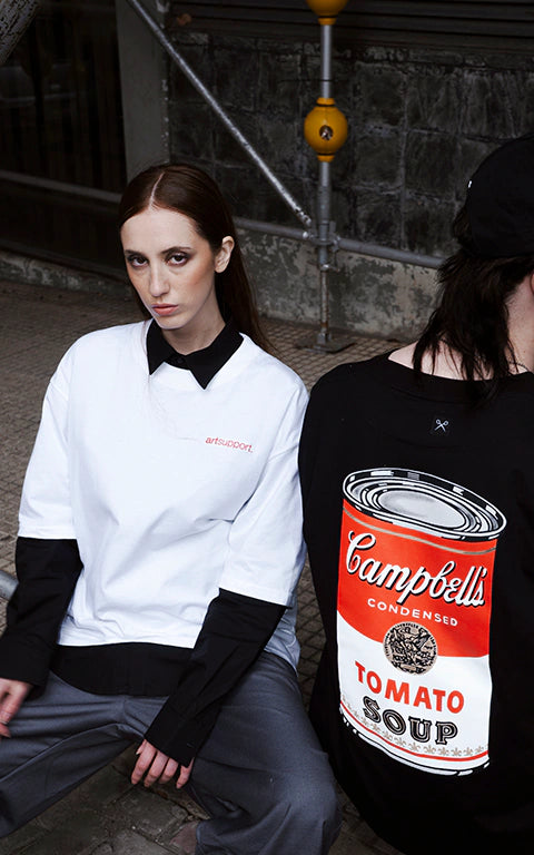 Remera Andy Warhol [ Negro ]
