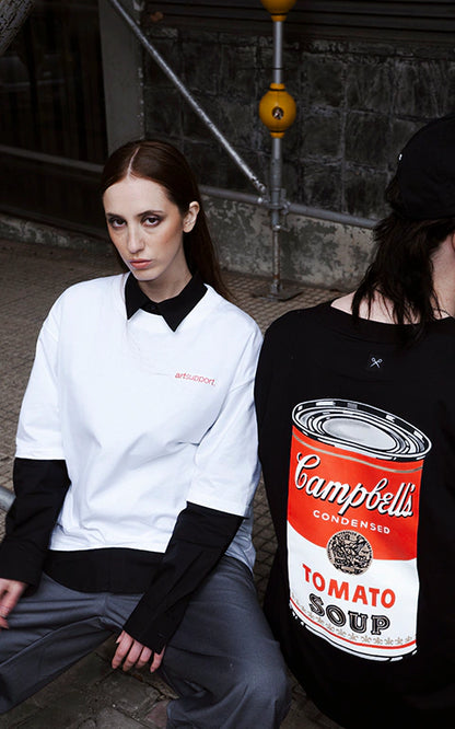 Remera Andy Warhol [ Negro ]