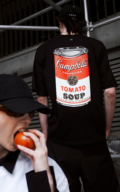 Remera Andy Warhol [ Negro ]