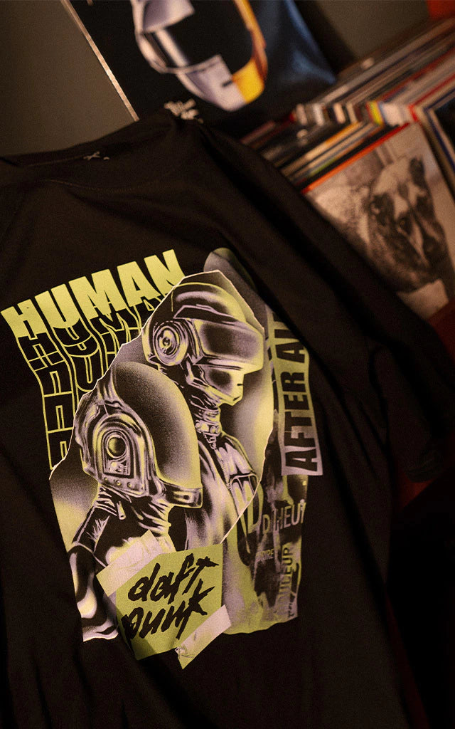 Remera Daft Punk [ Negro ]