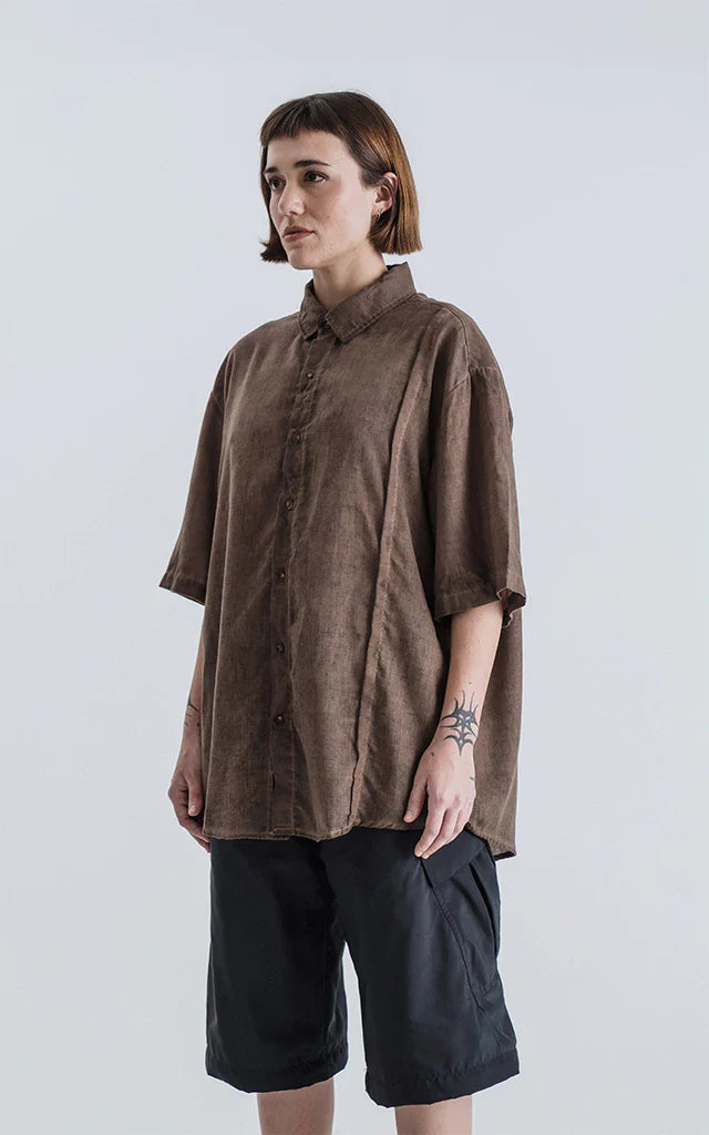 Camisa Grain [ Maltinto Chocolate ]