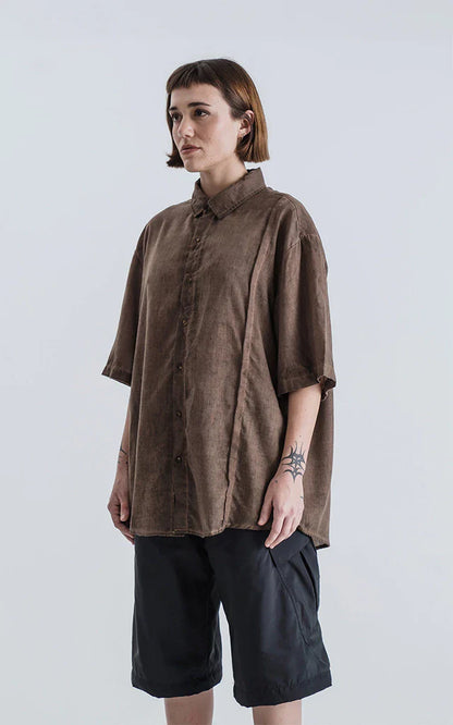 Camisa Grain [ Maltinto Chocolate ]