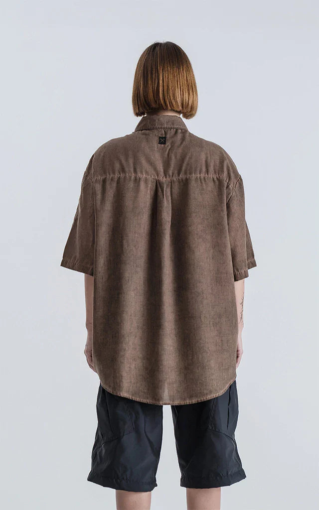 Camisa Grain [ Maltinto Chocolate ]