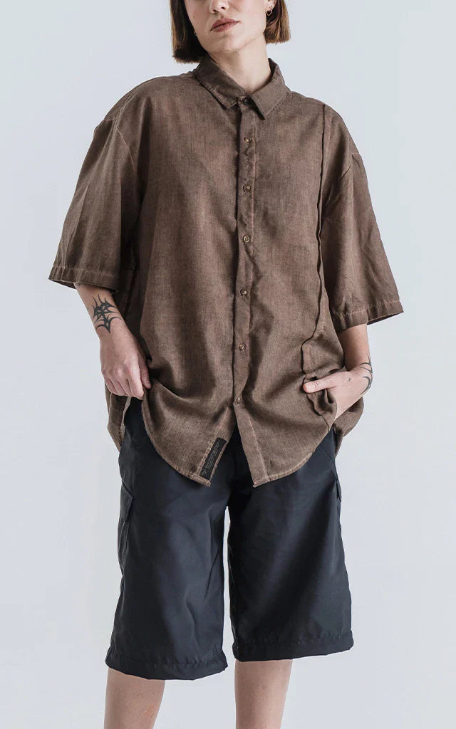 Camisa Grain [ Maltinto Chocolate ]