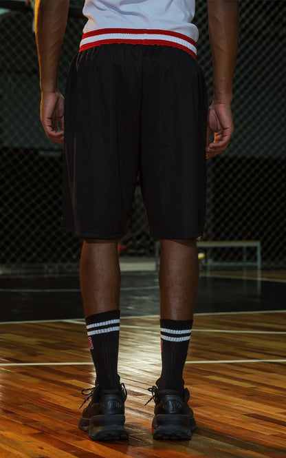 Bermuda Ravers Nba [ Negro / Rojo ]
