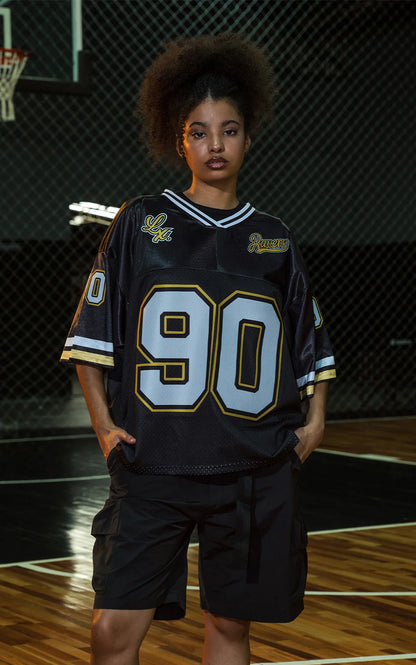 Camiseta Ravers Nfl [ Negro / Amarillo ]