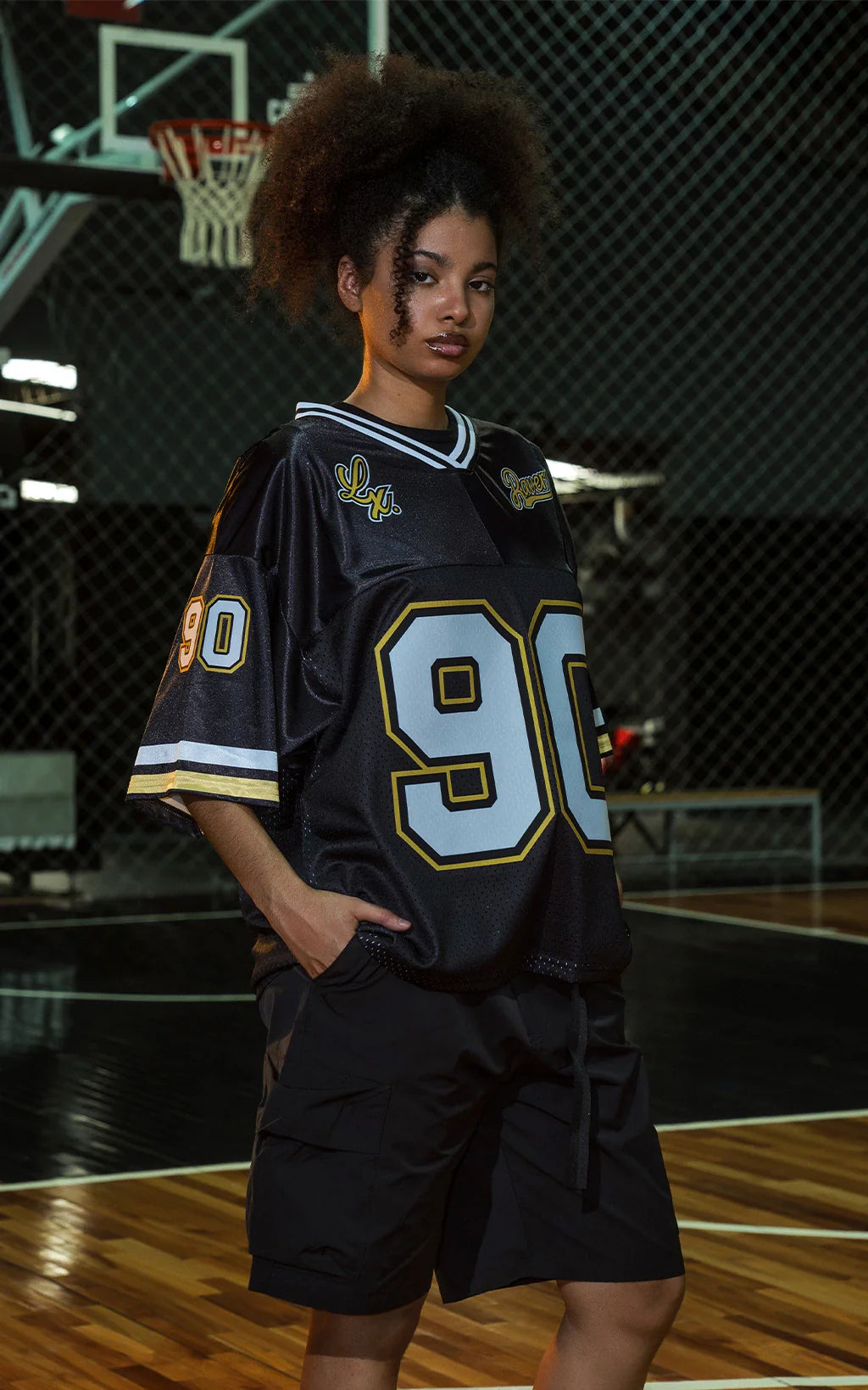 Camiseta Ravers Nfl [ Negro / Amarillo ]