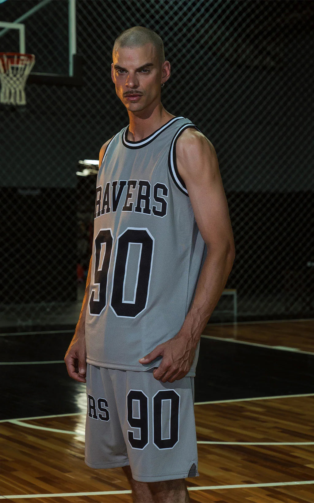 Sudadera Ravers Nba [ Gris / Negro ]