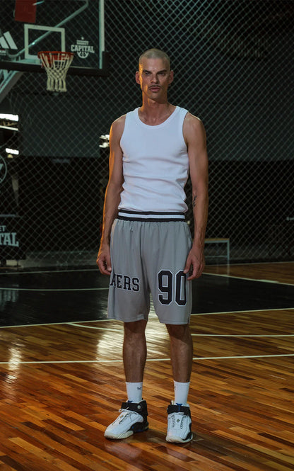 Bermuda Ravers Nba [ Gris / Negro ]