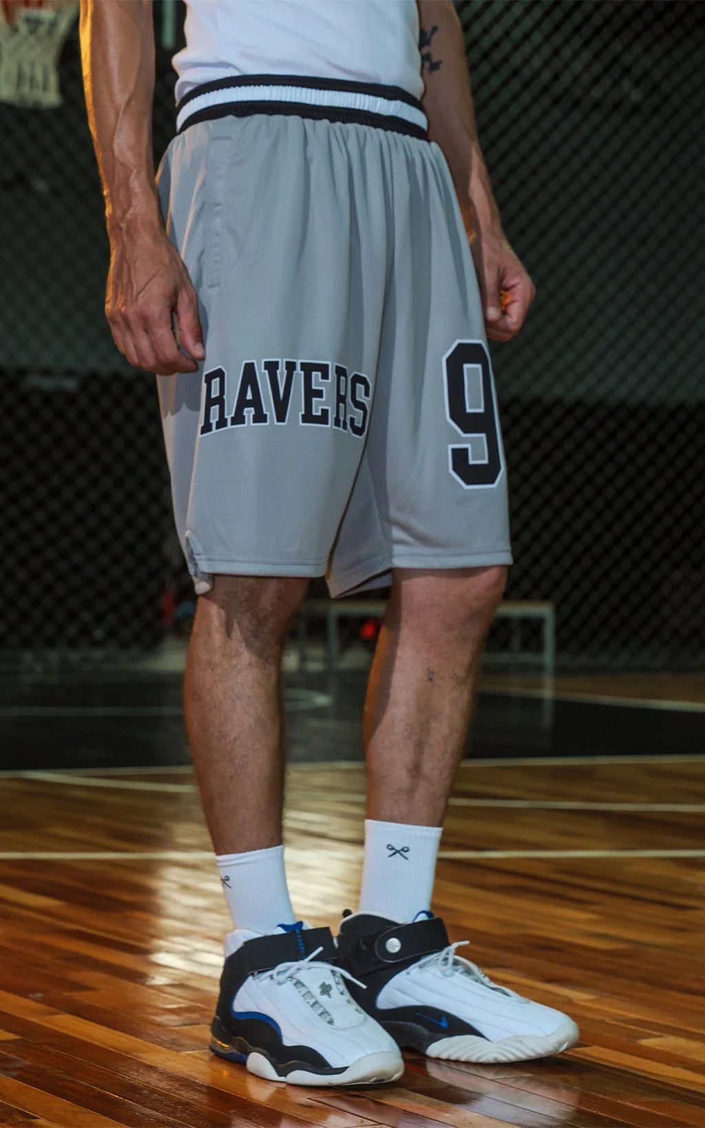 Bermuda Ravers Nba [ Gris / Negro ]
