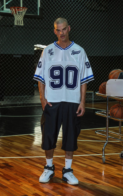 Camiseta Ravers Nfl [ Blanco / Azul ]