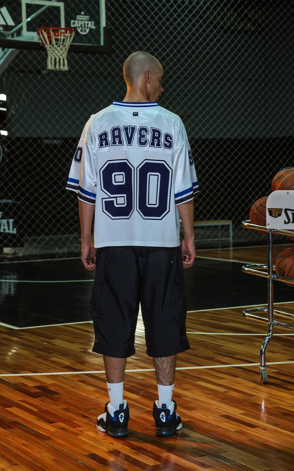 Camiseta Ravers Nfl [ Blanco / Azul ]
