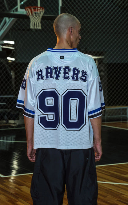 Camiseta Ravers Nfl [ Blanco / Azul ]