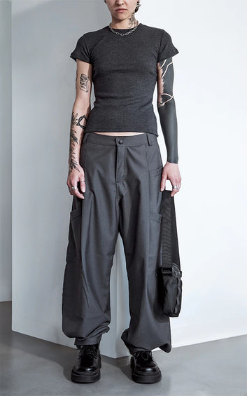 PANTALÓN RECTOR [ GRIS ]