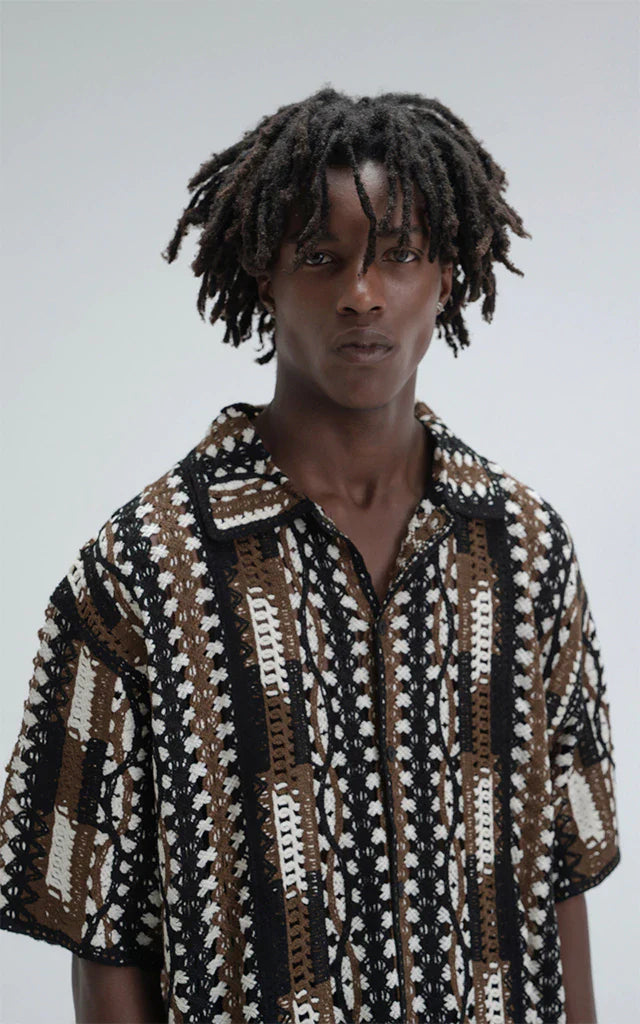 Camisa Tejida Tsuki [ Negro ]