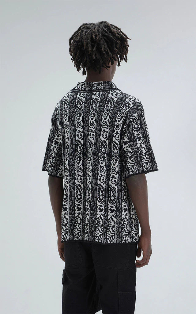 Camisa Hijari [ Negro Blanco ]