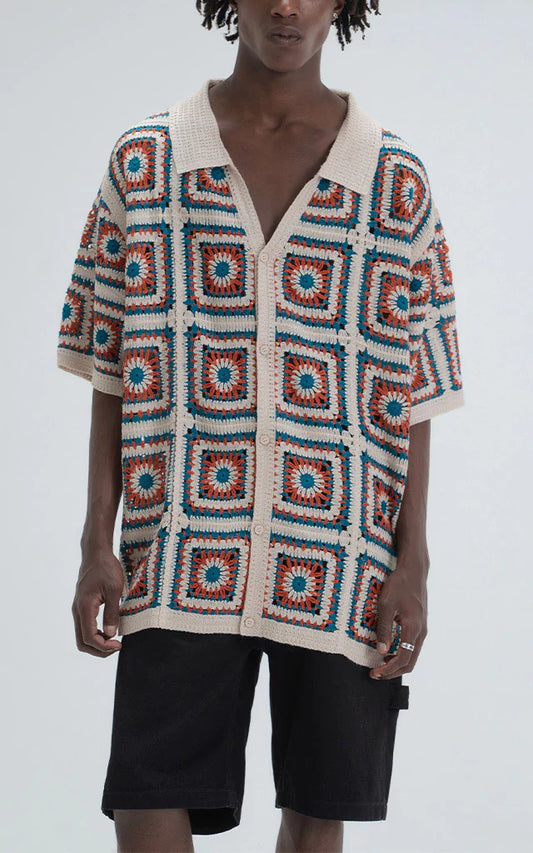 Camisa Tejida Hana [ Beige ]