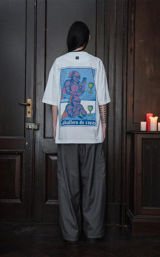 Remera Caballero de Copas [ Blanco]