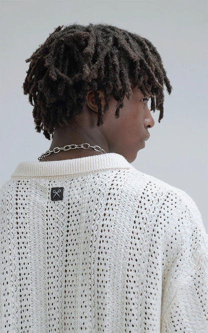 Camisa Tejida Kumo [ Beige ]