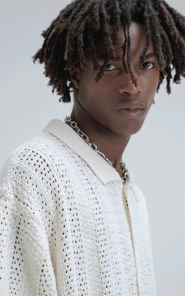 Camisa Tejida Kumo [ Beige ]