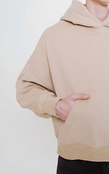 HOODIE DOTCOM FRISA [ BEIGE ]