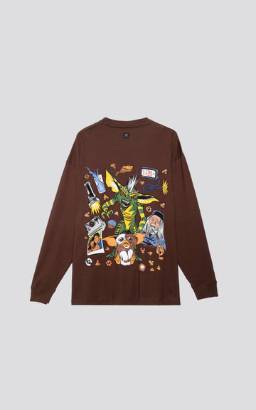 REMERA ML GREMLINS [ CHOCOLATE ]