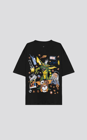 REMERA GREMLINS [ NEGRO ]