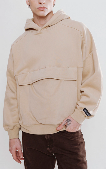 HOODIE SECRET [ BEIGE ]