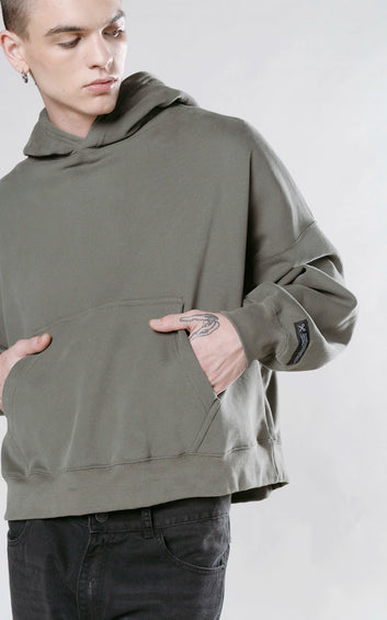 HOODIE DOTCOM FRISA [ MILITAR ]