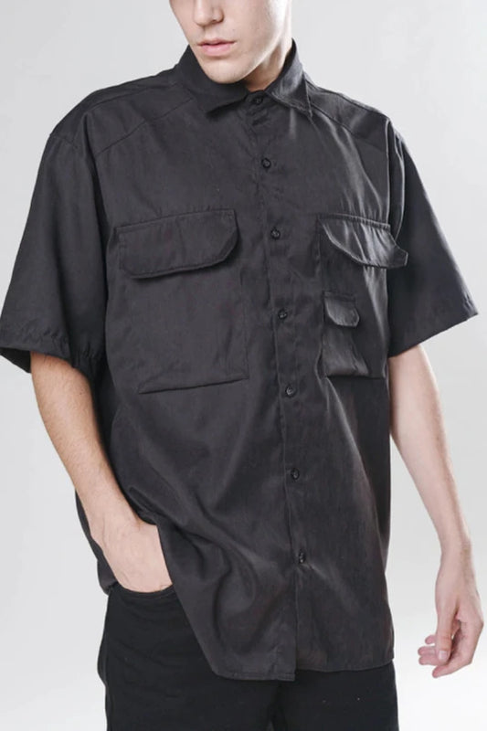 CAMISA CARGO [ NEGRO ]