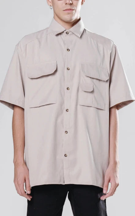 CAMISA CARGO [ BEIGE ]