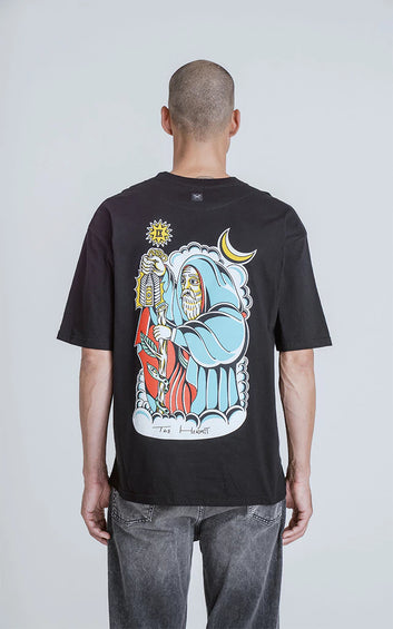 REMERA EL ERMITAÑO [ NEGRO ]