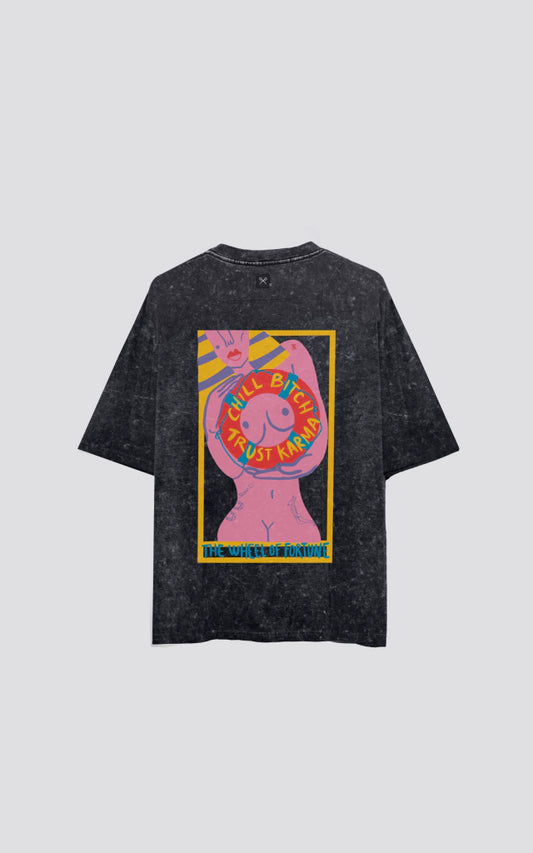 REMERA LA RUEDA DE LA FORTUNA [ NEVADO ]