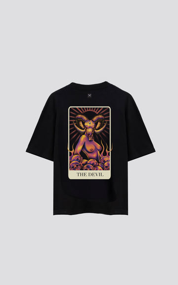 REMERA EL DIABLO [ NEGRO ]