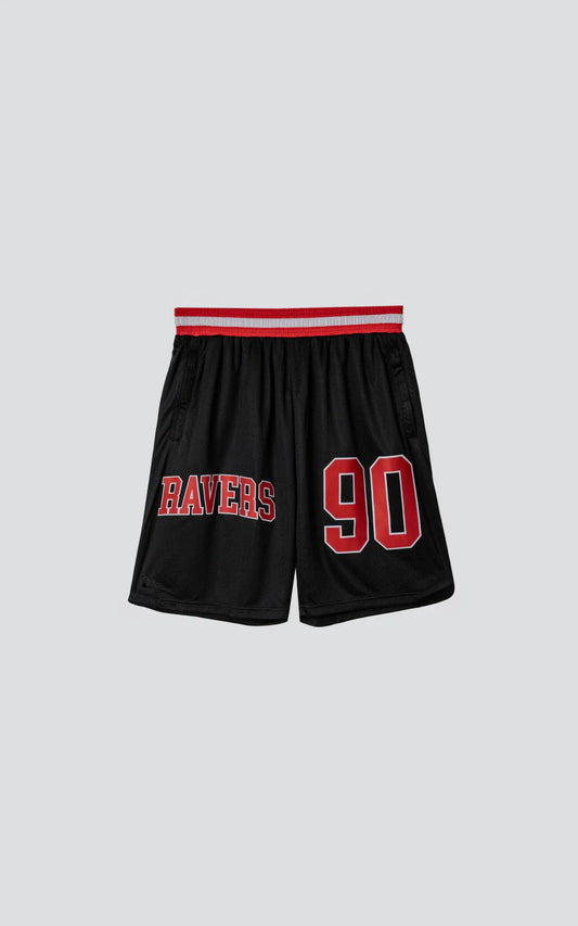 Bermuda Ravers Nba [ Negro / Rojo ]