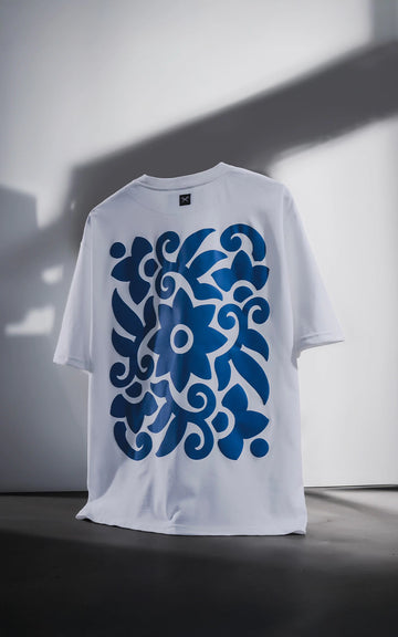REMERA FLOR [ BLANCO ]