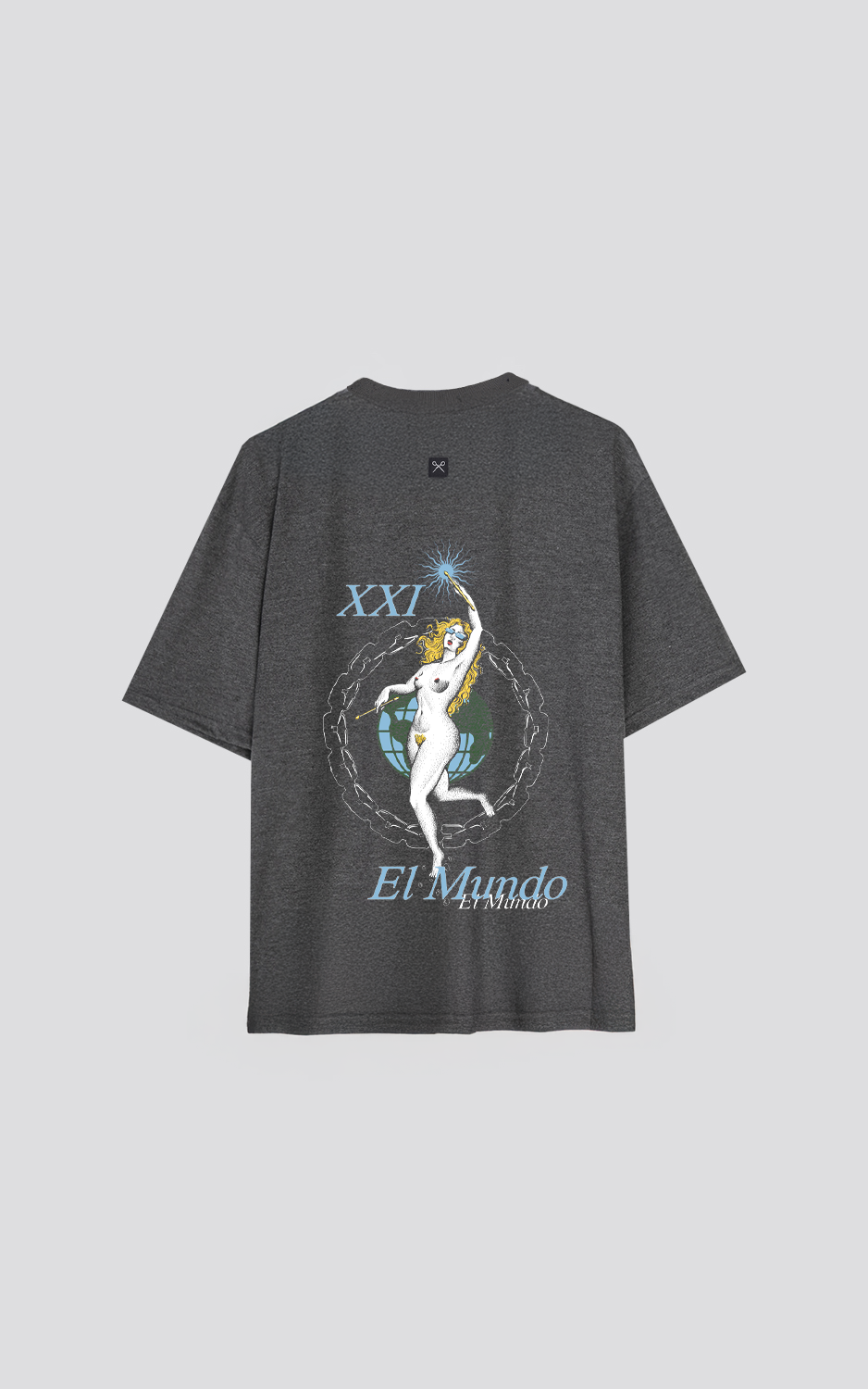 REMERA EL MUNDO [ MELANGE ]