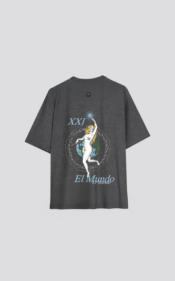 REMERA EL MUNDO [ MELANGE ]