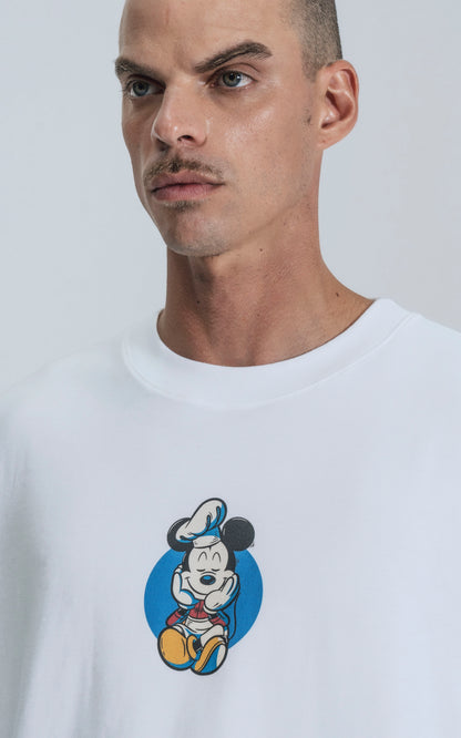 Remera Disney Chef Mickey [ Blanco ]