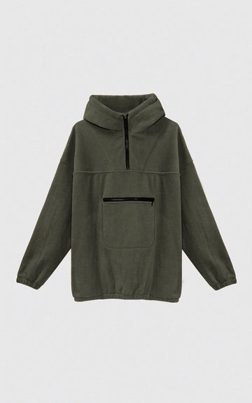 HOODIE KID POLAR [ MILITAR ]