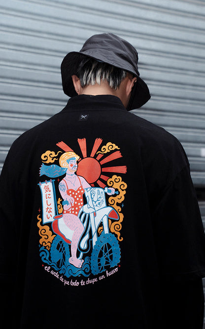 Remera Asia Queen [ Negro ]