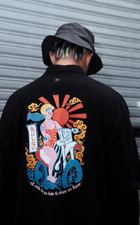Remera Asia Queen [ Negro ]