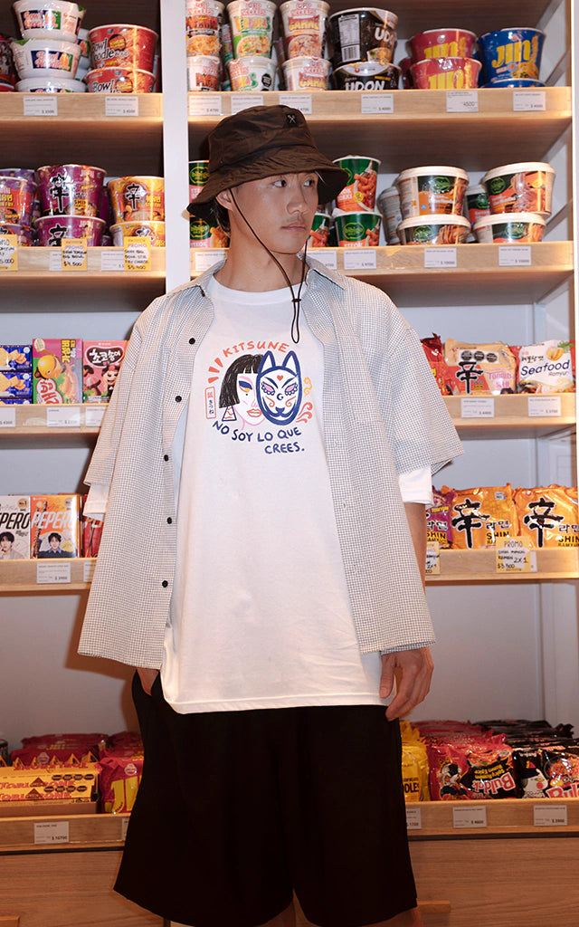 Remera Kitsune [ Blanco ]