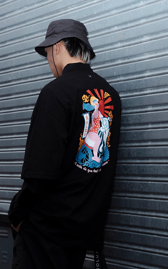 Remera Asia Queen [ Negro ]
