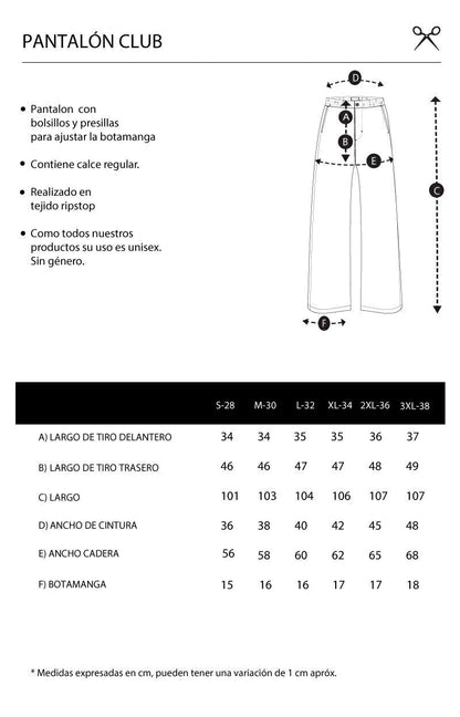 Pantalón Club [ Negro ]